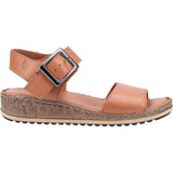 Hush Puppies Womens Ellie Wide Sandal Tan