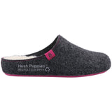 Hush Puppies Womens The Good Slipper Charcoal