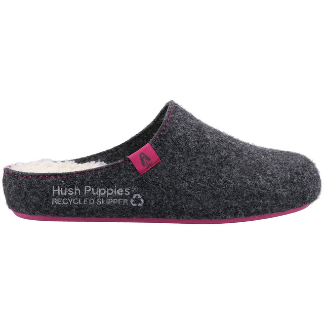 Hush Puppies Womens The Good Slipper Charcoal