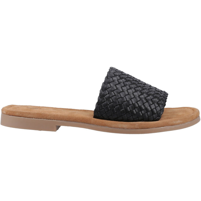 Hush Puppies Womens Hetty Slide Sandal Black