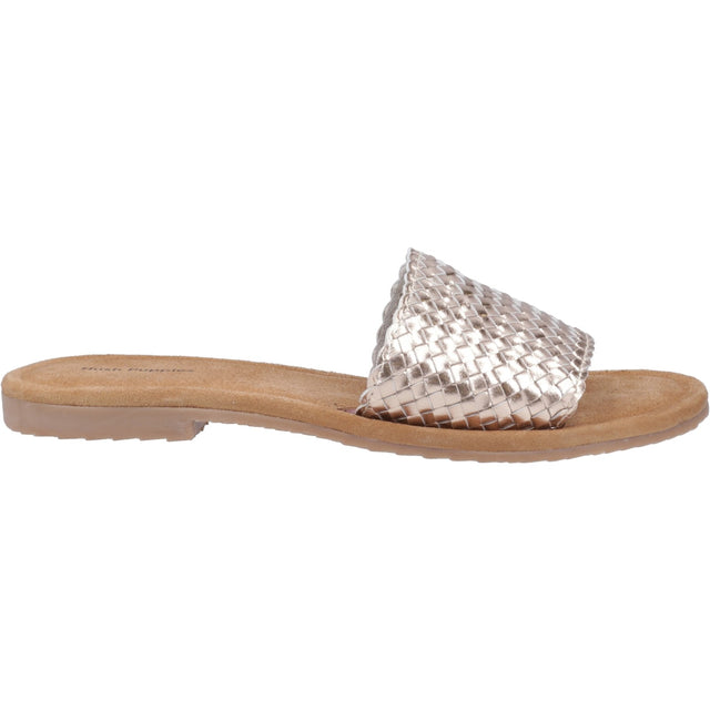 Hush Puppies Womens Hetty Slide Sandal Bronze