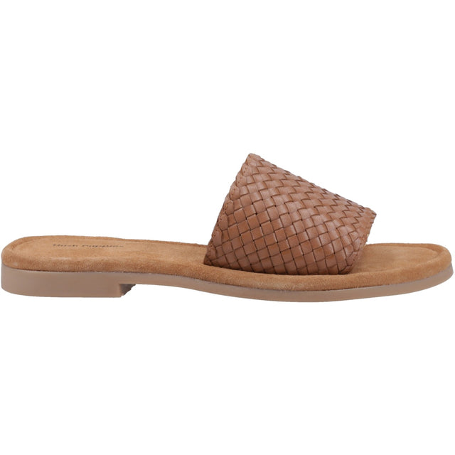 Hush Puppies Womens Hetty Slide Sandal Tan