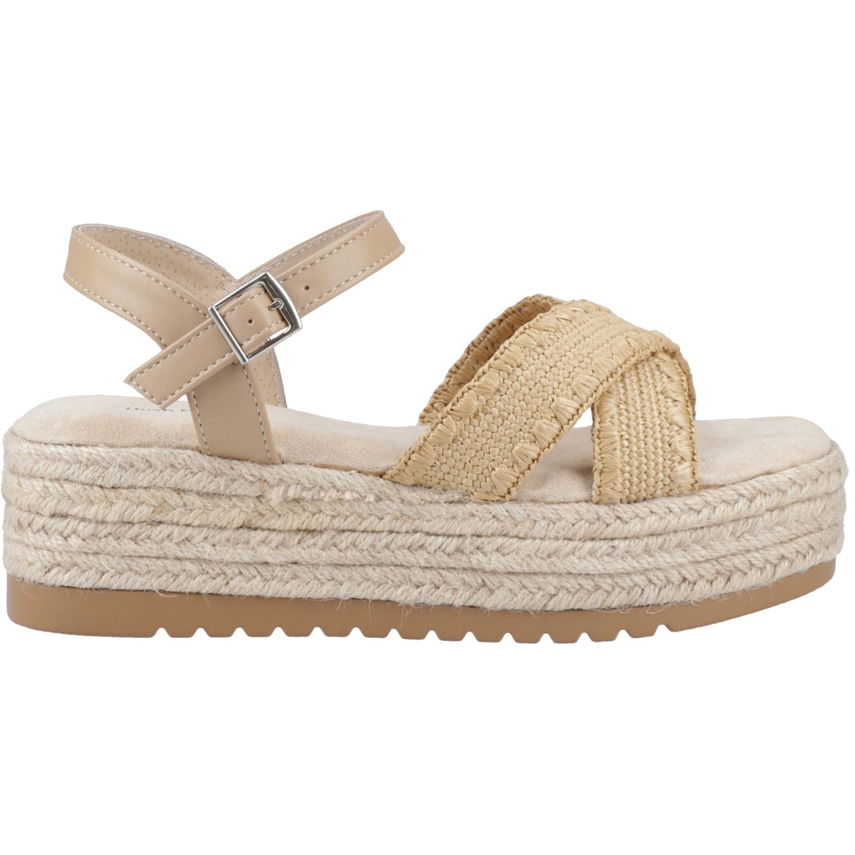 Hush Puppies Womens Jemma Espadrille Sandal Tan