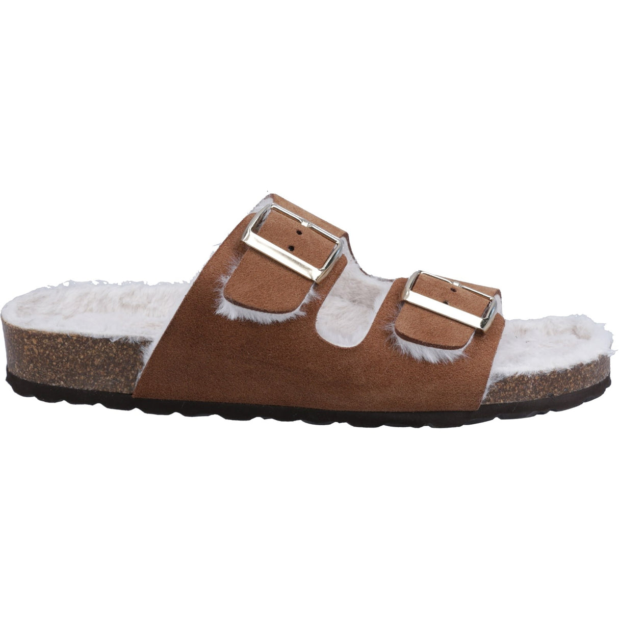 Hush Puppies Womens Jessie Mule Slipper Tan