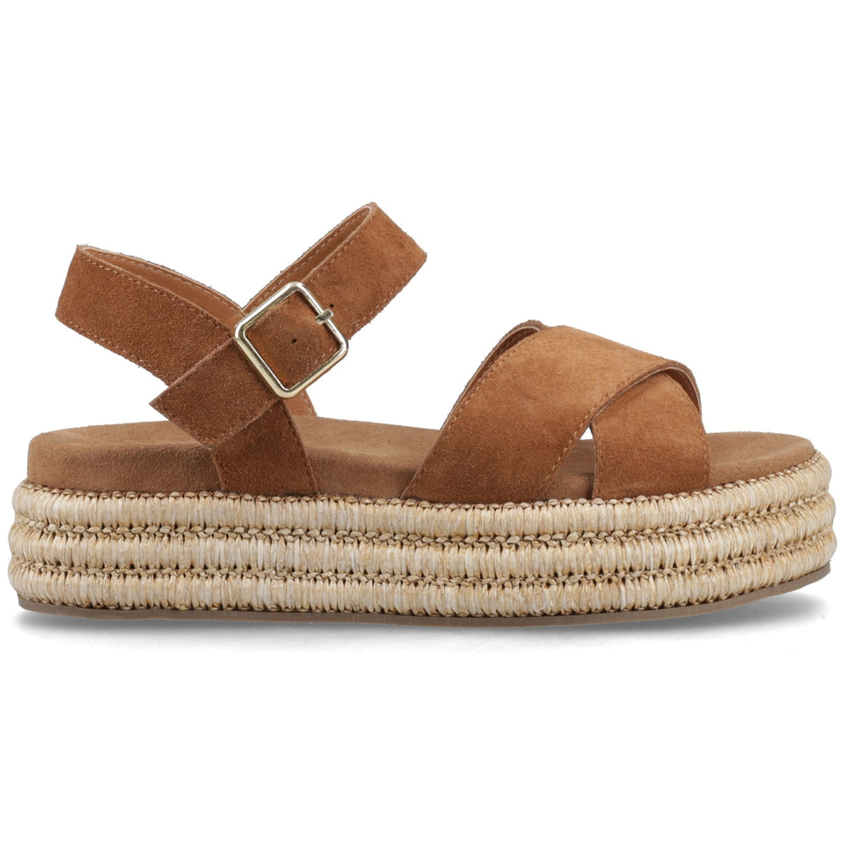 Hush Puppies Womens Rosa Rafia Sandal Tan