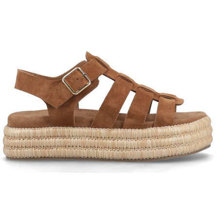 Hush Puppies Womens Rosetta Gladiator Tan