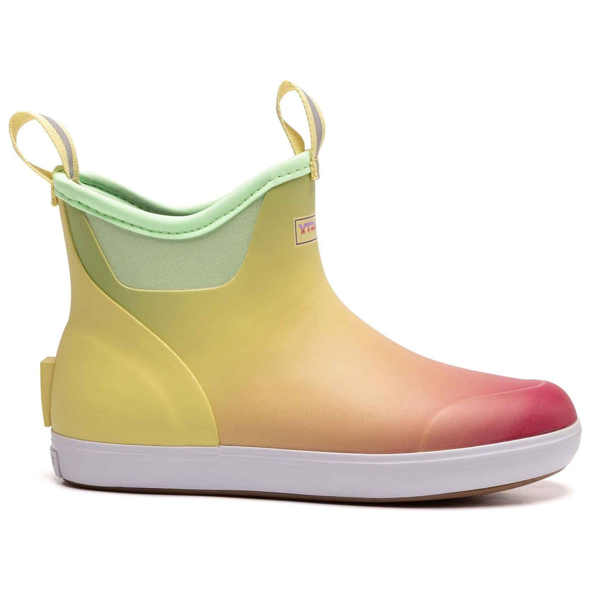 Xtratuf Womens Ankle Deck Boot Yellow Aurora