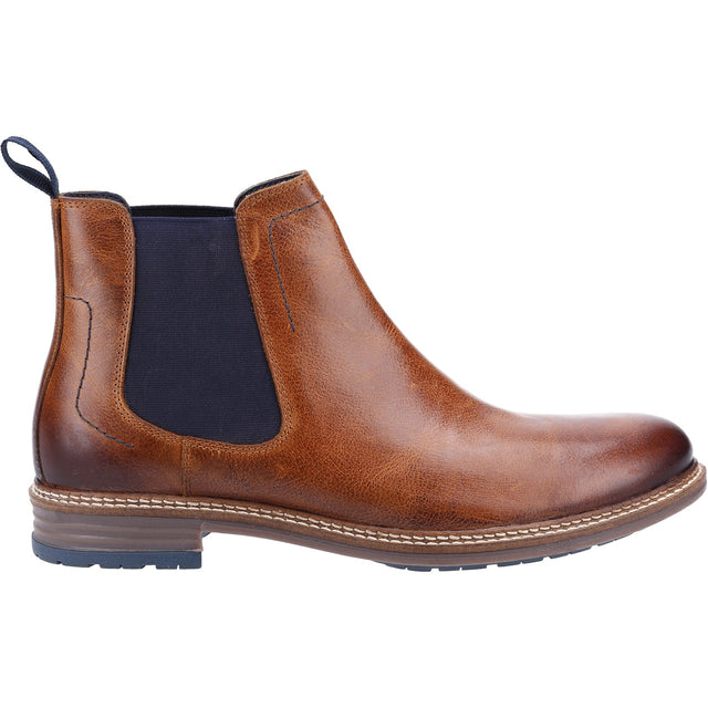 Hush Puppies Mens Justin Chelsea Boot Tan