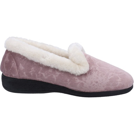 Fleet & Foster Womens Adelaide Memory Foam Slipper Pink