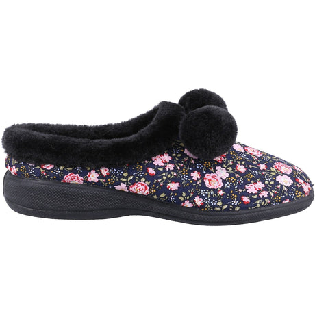 Fleet & Foster Womens Buzzard Mule Slipper Black