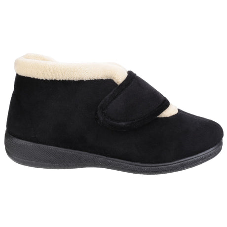 Fleet & Foster Womens Levitt Bootie Slipper Black