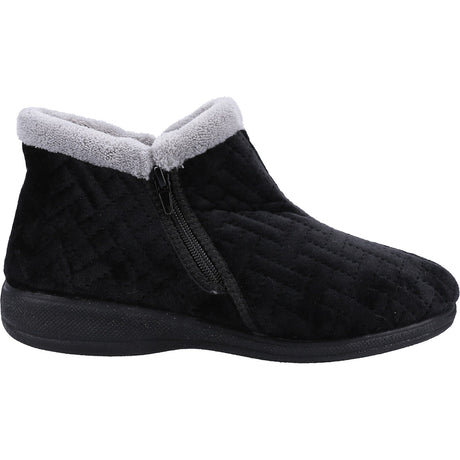 Fleet & Foster Womens Perendale Slippers Black