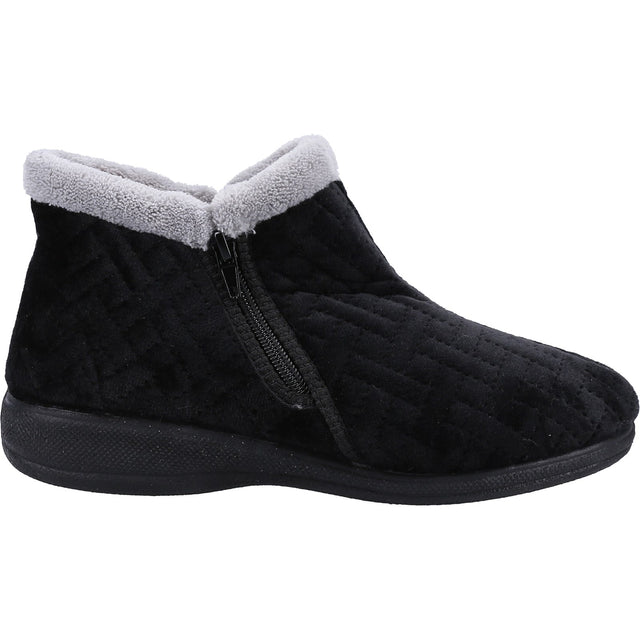 Fleet & Foster Womens Perendale Slippers Black