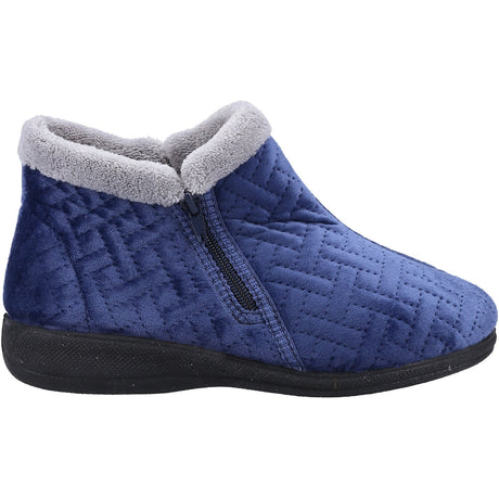 Fleet & Foster Womens Perendale Slippers Navy