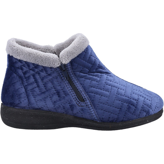 Fleet & Foster Womens Perendale Slippers Navy