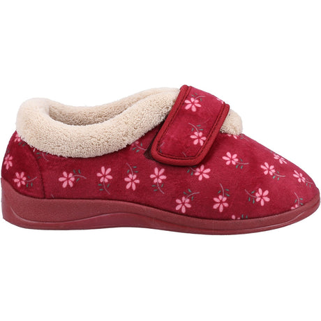 Fleet & Foster Womens Tunnis Slippers Berry