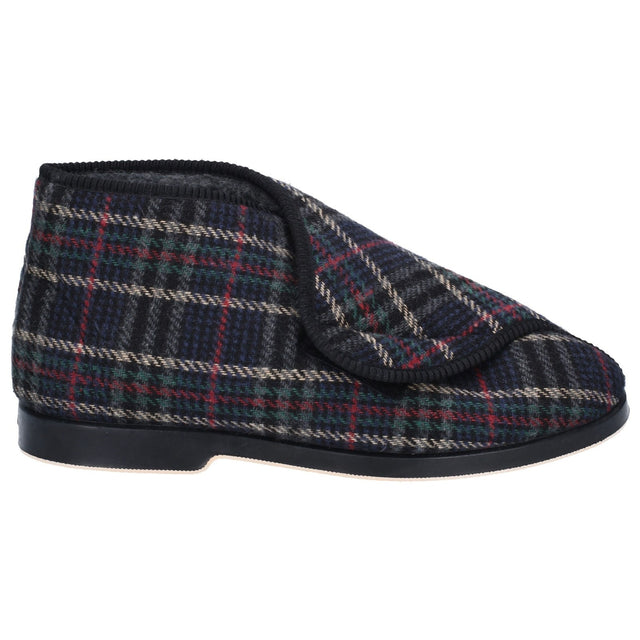 GBS Mens William Great British Touch Fastening Bootee Check
