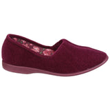 GBS Womens Audrey Ladies Slipper Burgundy