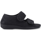 GBS Med Unisex Med Brompton Touch Fastening Slipper Black
