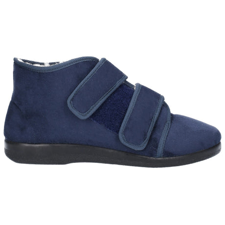 GBS Med Unisex Med Torbay Extra Wide Fit Slipper Navy
