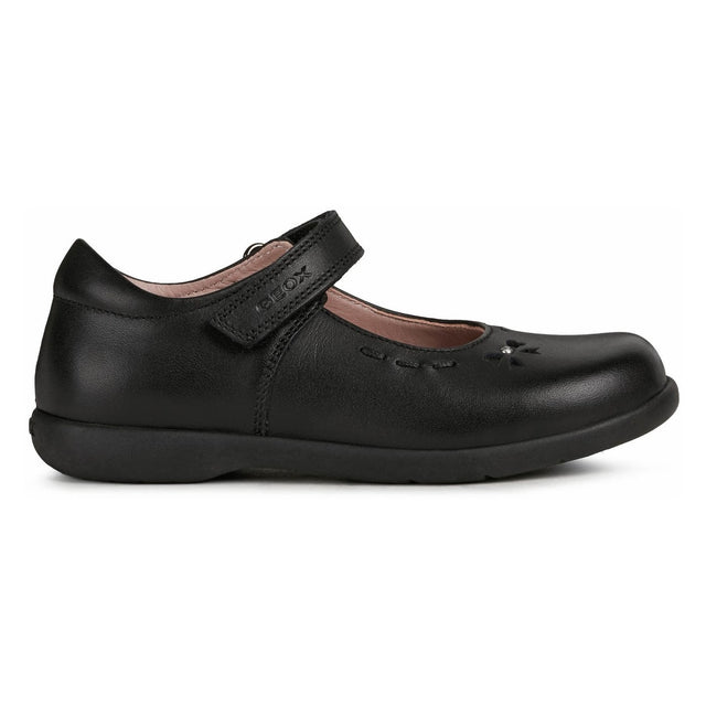 Geox Junior Girls Naimara Girl Ballerina Black