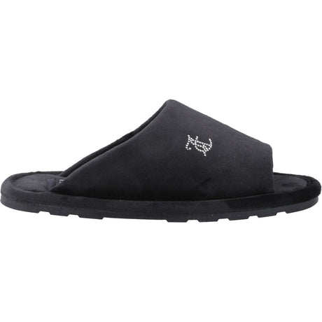 Juicy Couture Womens Vivien Padded Slipper Black