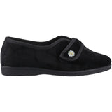 Mirak Womens Andrea Touch Fastening Slipper Black