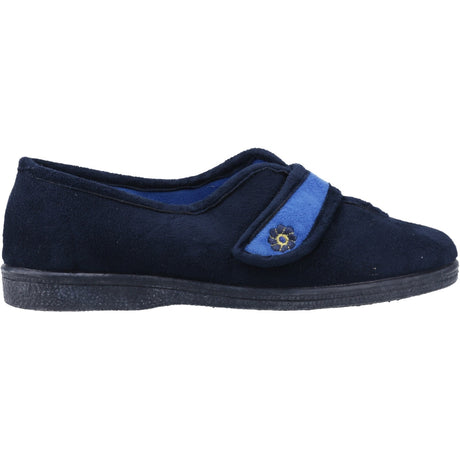 Mirak Womens Andrea Touch Fastening Slipper Navy