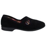 Mirak Womens Bouquet Slipper Black