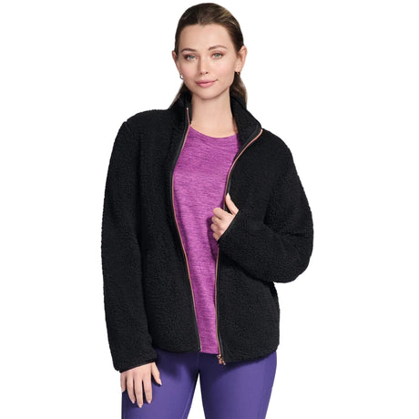 Skechers Womens Skech-Sherpa Jacket Black