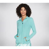 Skechers Womens GOWALK Wear Mesh Jacket Porcelain