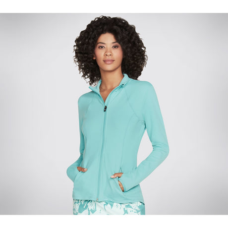 Skechers Womens GOWALK Wear Mesh Jacket Porcelain