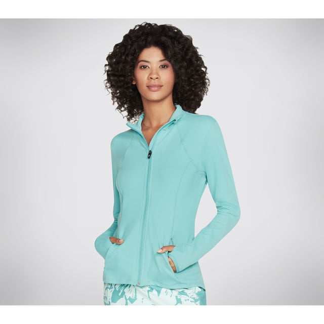 Skechers Womens GOWALK Wear Mesh Jacket Porcelain
