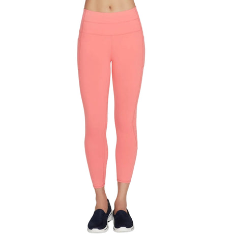 Skechers Womens GOWALK Wear High-Waisted 7/8 Legging Calypso Coral