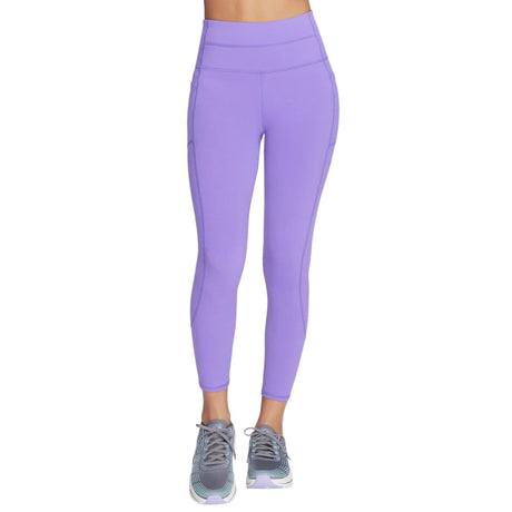 Skechers Womens GOWALK Wear High-Waisted 7/8 Legging Neon Pink/Purple