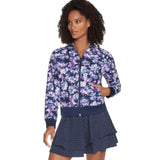 Skechers Performance Womens Misty Floral Reversible Jacket Blue/Lavender