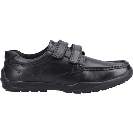 Hush Puppies Mens Maddox Touch Fastening Shoe Black
