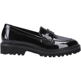 Hush Puppies Womens Grazia Loafer Patent Snr Black