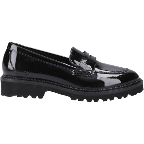 Hush Puppies Womens Grazia Loafer Patent Snr Black
