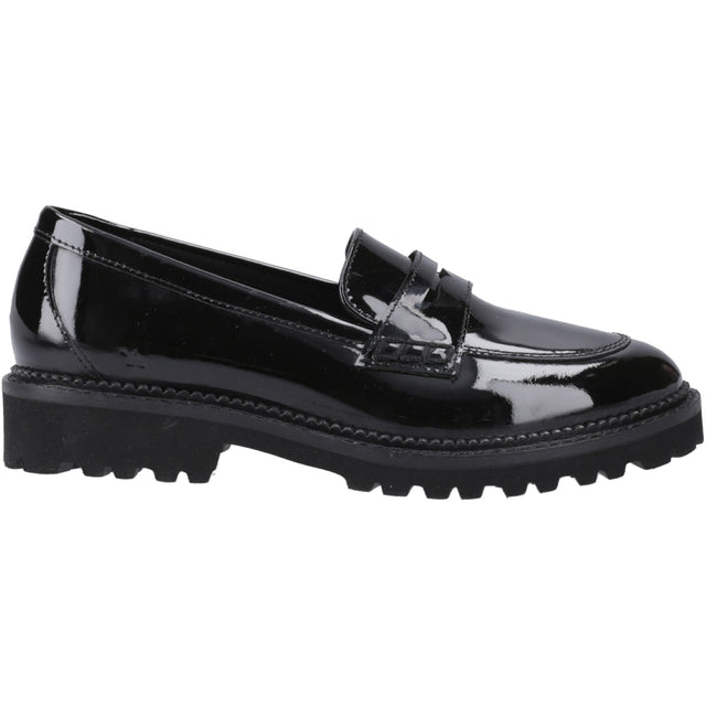 Hush Puppies Womens Grazia Loafer Patent Snr Black