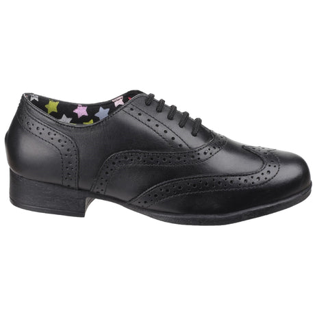 Hush Puppies Womens Kada Senior School Shoe Black