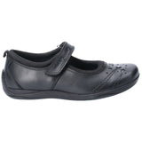 Hush Puppies Junior Girls Amber Junior School Shoe Black