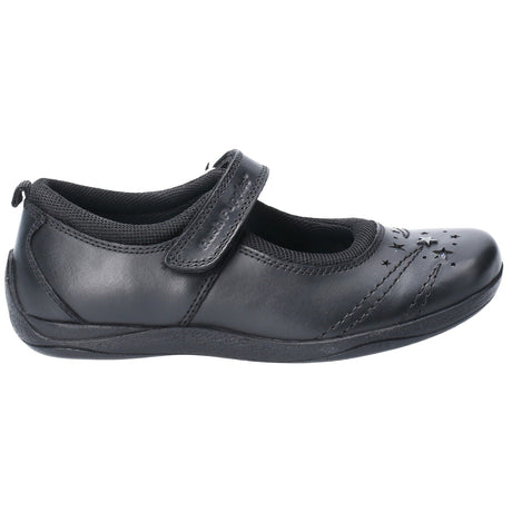 Hush Puppies Junior Girls Amber Junior School Shoe Black