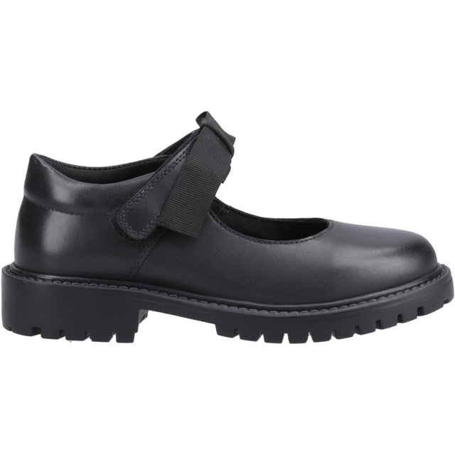 Hush Puppies Junior Girls Astrid Bow Jnr Black