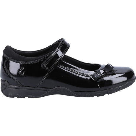 Hush Puppies Junior Girls Carrie School Shoe Junior Black