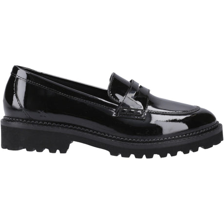 Hush Puppies Junior Girls Grazia Loafer Patent Jnr Black