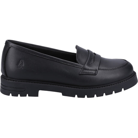 Hush Puppies Girls Hazel Loafer SNR Shoe Black