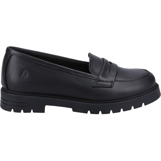 Hush Puppies Girls Hazel Loafer SNR Shoe Black