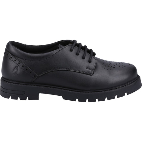 Hush Puppies Girls Jayne Lace Up SNR Shoe Black