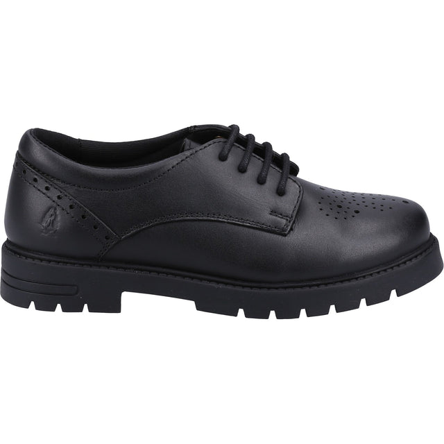 Hush Puppies Girls Jayne Lace Up SNR Shoe Black